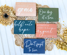 Load image into Gallery viewer, Words of Encouragement Mini Signs
