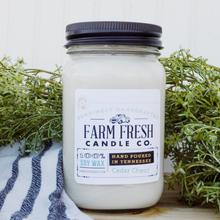 Load image into Gallery viewer, Cedar Chest Scented Soy Mason Jar Candle