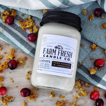 Load image into Gallery viewer, Cranberry Crisp Scented Soy Mason Jar Candle