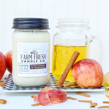 Load image into Gallery viewer, Apple Cider Scented Soy Mason Jar Candle