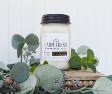Load image into Gallery viewer, Spearmint Eucalyptus Soy Mason Jar Candle