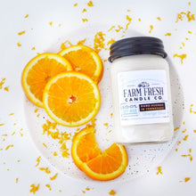 Load image into Gallery viewer, Orange Slice Soy Mason Jar Candle