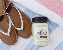 Load image into Gallery viewer, Tan Lines Scented Soy Mason Jar Candle