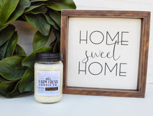 Load image into Gallery viewer, Home Sweet Home Scented Soy Mason Jar Candle