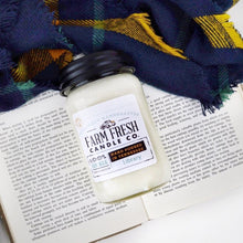 Load image into Gallery viewer, Library Book Scented Soy Mason Jar Candle
