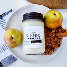 Load image into Gallery viewer, Pear Crisp Scented Soy Mason Jar Candle