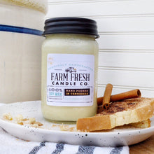 Load image into Gallery viewer, Cinnamon Toast Scented Soy Mason Jar Candle