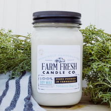Load image into Gallery viewer, Tobacco Barn Scented Soy Mason Jar Candle