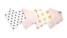 Load image into Gallery viewer, Copper Pearl Bandana Bib Set