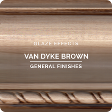 Load image into Gallery viewer, Van Dyke Brown Glaze Effects