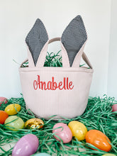Load image into Gallery viewer, Seersucker Easter Basket