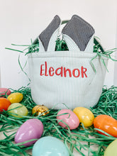 Load image into Gallery viewer, Seersucker Easter Basket