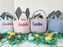 Load image into Gallery viewer, Seersucker Easter Basket