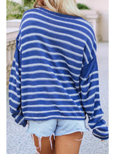 Load image into Gallery viewer, Blue Striped Sweater
