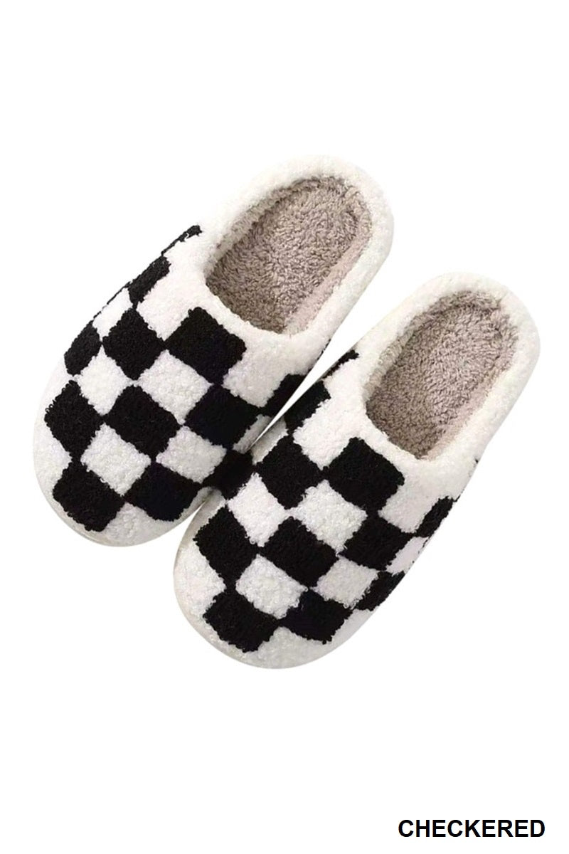 Cozy Checkered Slippers