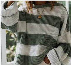 Striped Knit Sweater