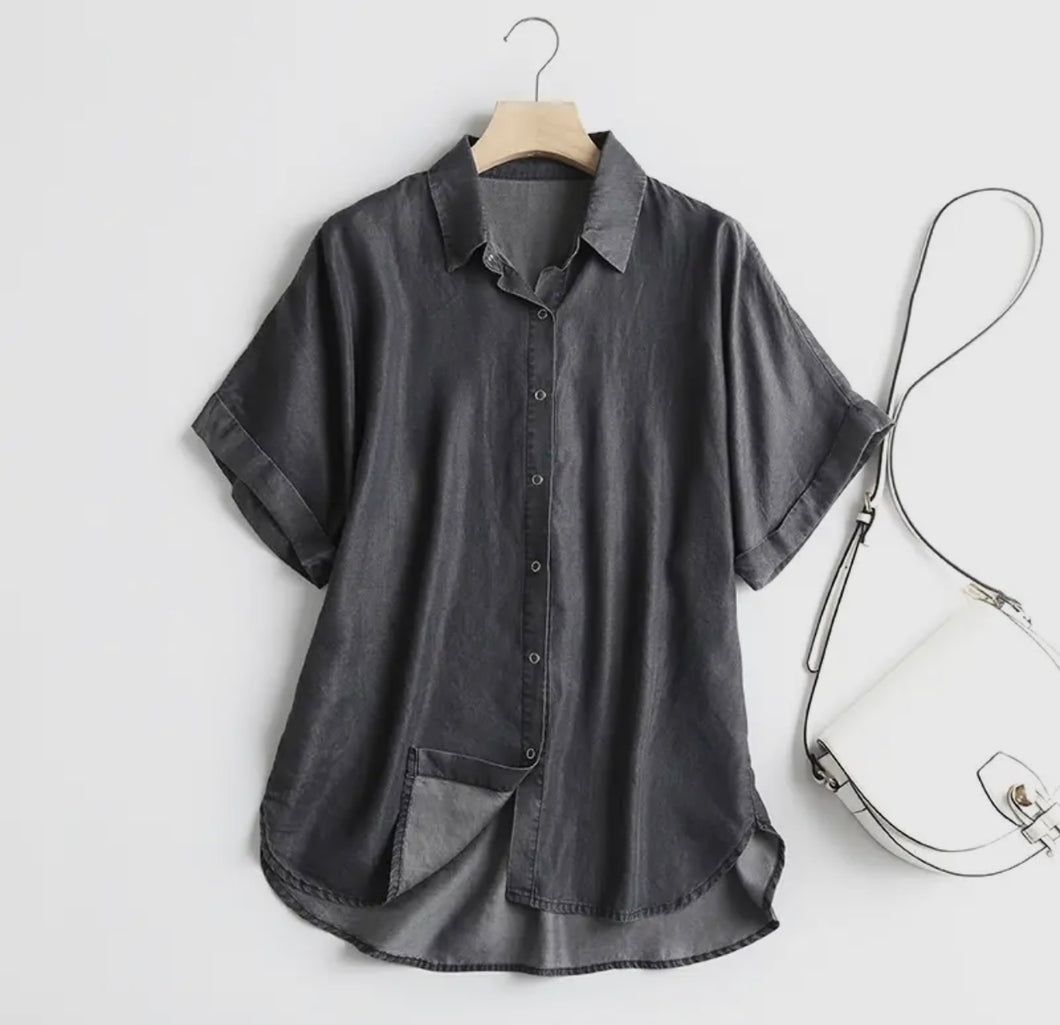Denim Button Down