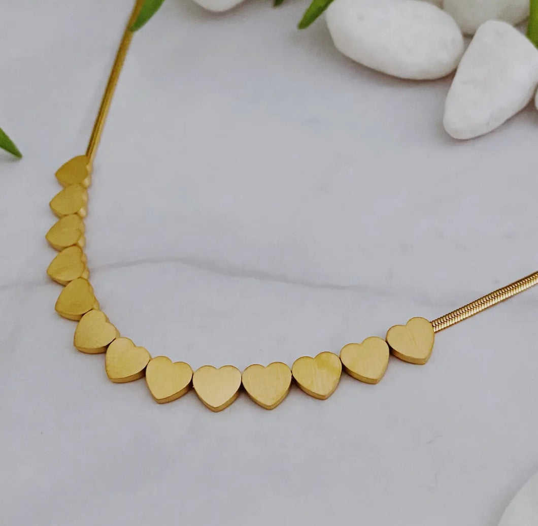 Mini Hearts Necklace