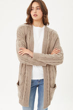 Load image into Gallery viewer, Cable Knit Cardigan
