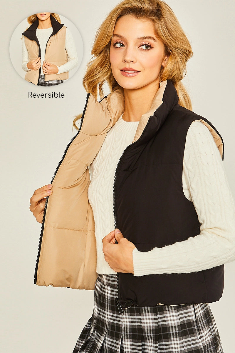 Puffer Vests with Pockets