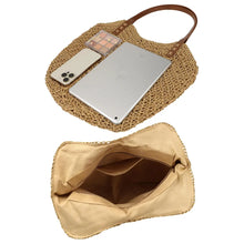 Load image into Gallery viewer, Crochet Wicker Tote Bag
