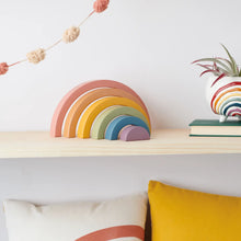 Load image into Gallery viewer, Rainbow Nesting Puzzle
