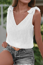 Load image into Gallery viewer, Bowknot V Neck Tank
