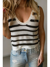 Load image into Gallery viewer, Loose Knit Fringe Tank
