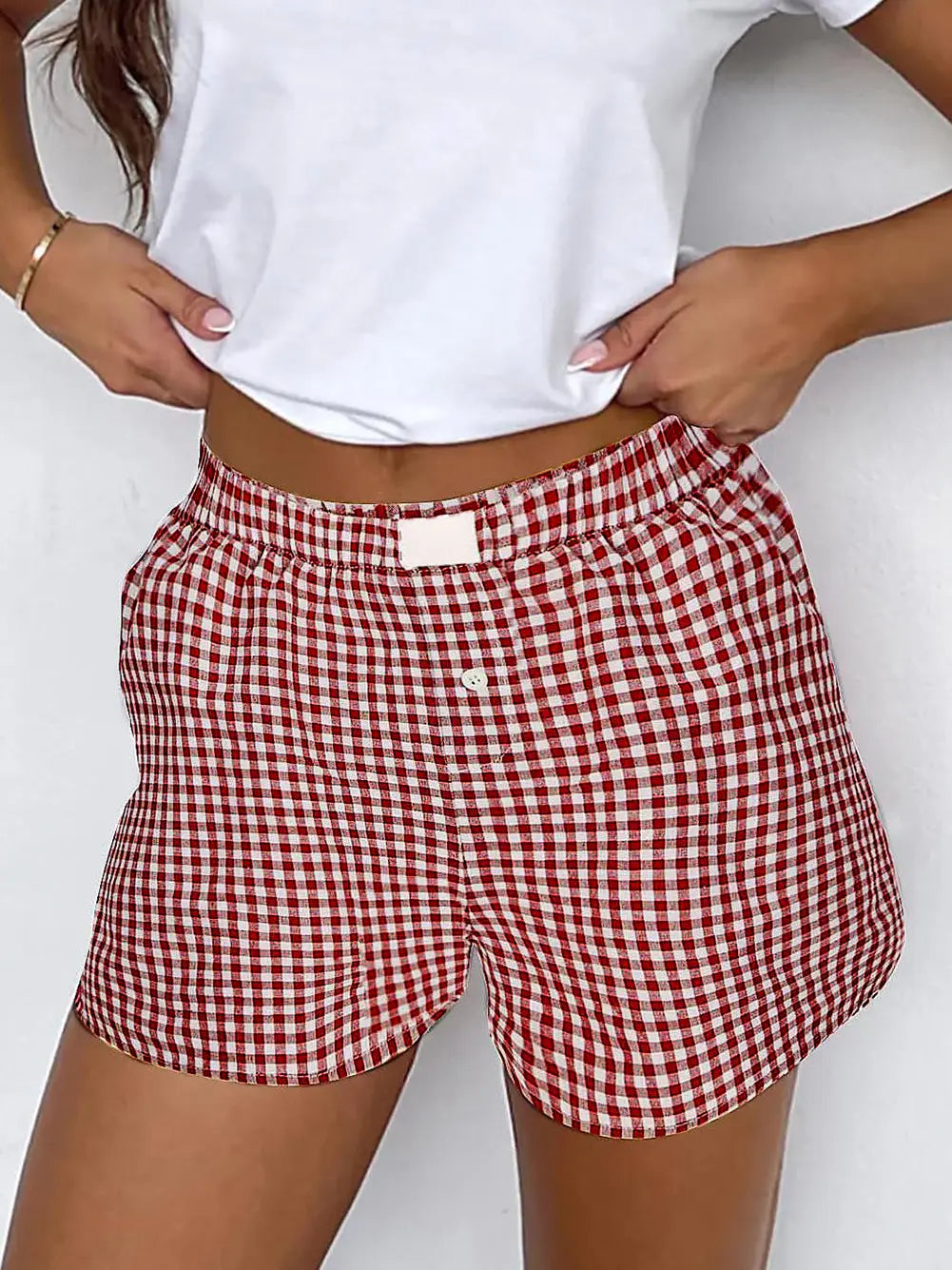 Gingham Shorts