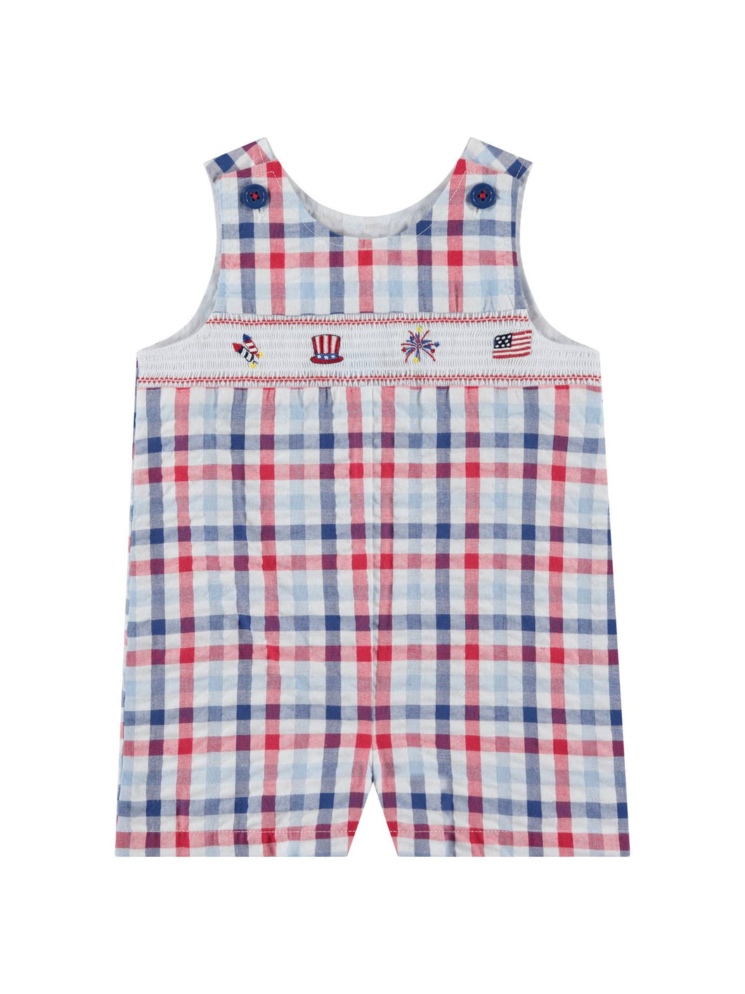 Seersucker Shortalls