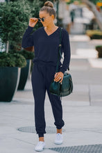 Load image into Gallery viewer, Loose Fit V Neck Jogger Set
