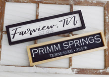 Load image into Gallery viewer, Custom Handmade Wooden Sign - Choose Your Hometown!
