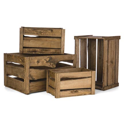 Rectangular Wood Crates
