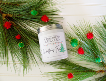 Load image into Gallery viewer, Christmas Tree 10 oz Farmhouse Jar Candle
