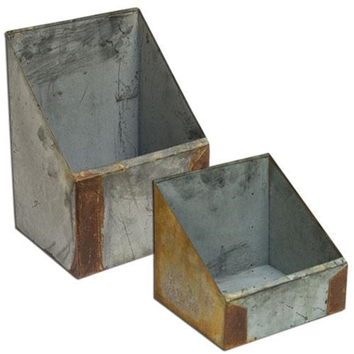 Galvanized Bins
