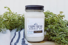 Load image into Gallery viewer, Fresh Linen Scented Soy Mason Jar Candle
