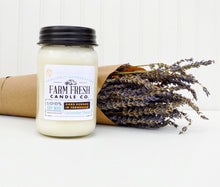 Load image into Gallery viewer, Lavender Fields Scented Soy Mason Jar Candle

