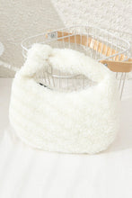 Load image into Gallery viewer, Solid Color Teddy Bear Fur Mini Tote Bag
