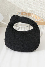 Load image into Gallery viewer, Solid Color Teddy Bear Fur Mini Tote Bag
