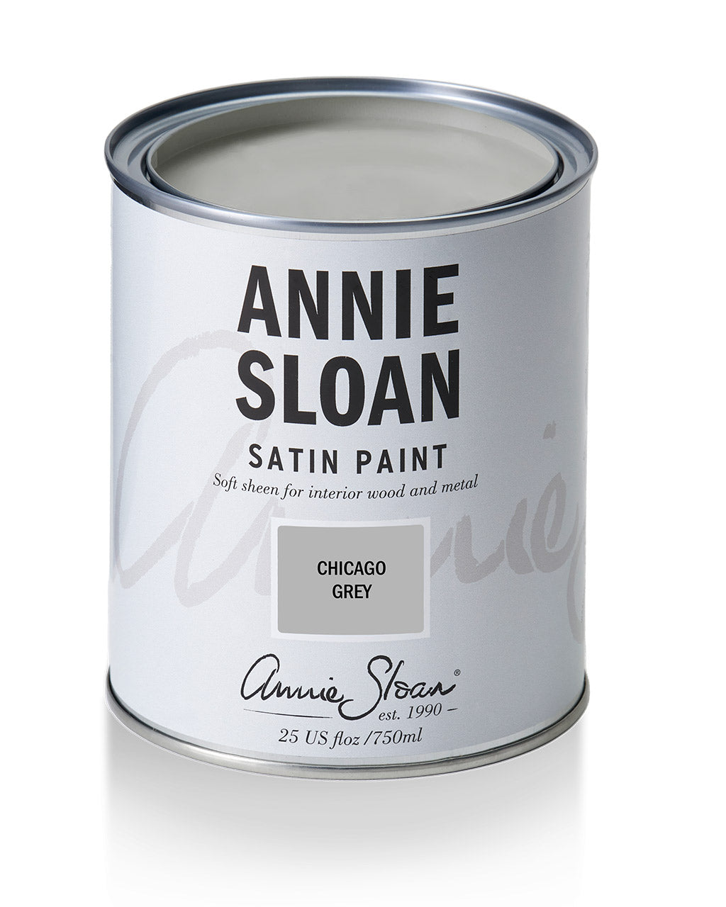 Annie Sloan Satin Paint, Chicago Grey 750 ml