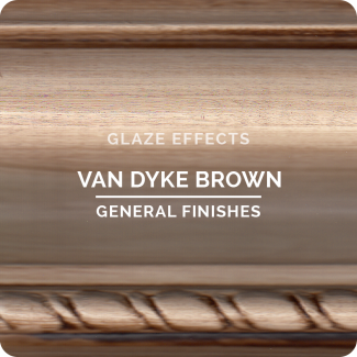Van Dyke Brown Glaze Effects