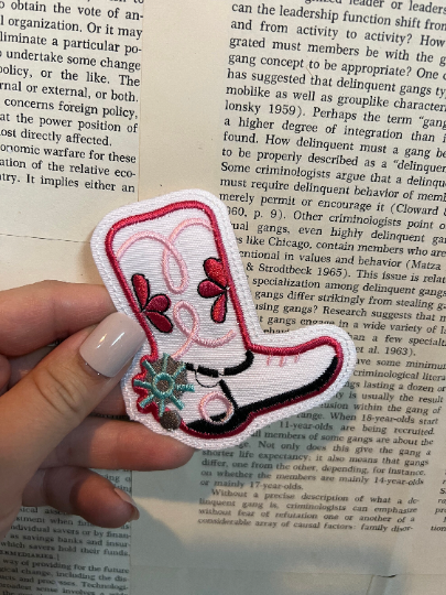 Cowboy Boot Patch