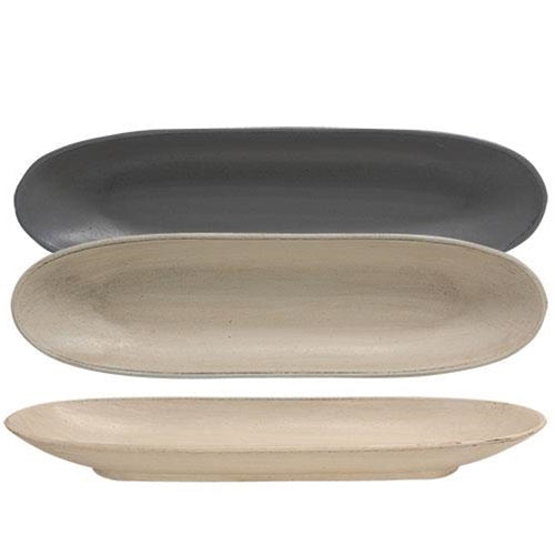 Oval Wooden Tray