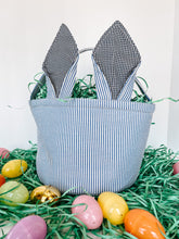 Load image into Gallery viewer, Seersucker Easter Basket
