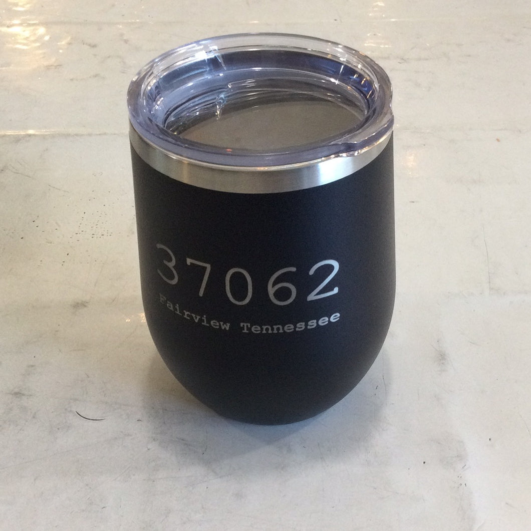 Wine Tumbler Fairview with zip code